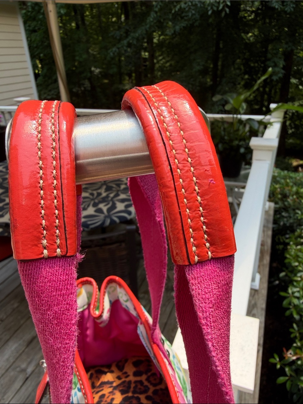 Coach 2010 Y2K Poppy Daisy Multicolor Floral Canvas Tote (full price add DAISY) - Picture 15 of 17